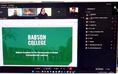 Bangun Kemitraan, UMSU-Babson College Boston USA Lakukan Virtual Meeting