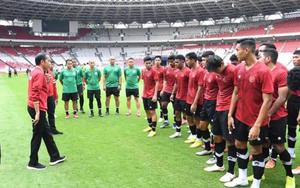 Pesan Jokowi ke Pemain Timnas U 20: Jangan Patah Semangat