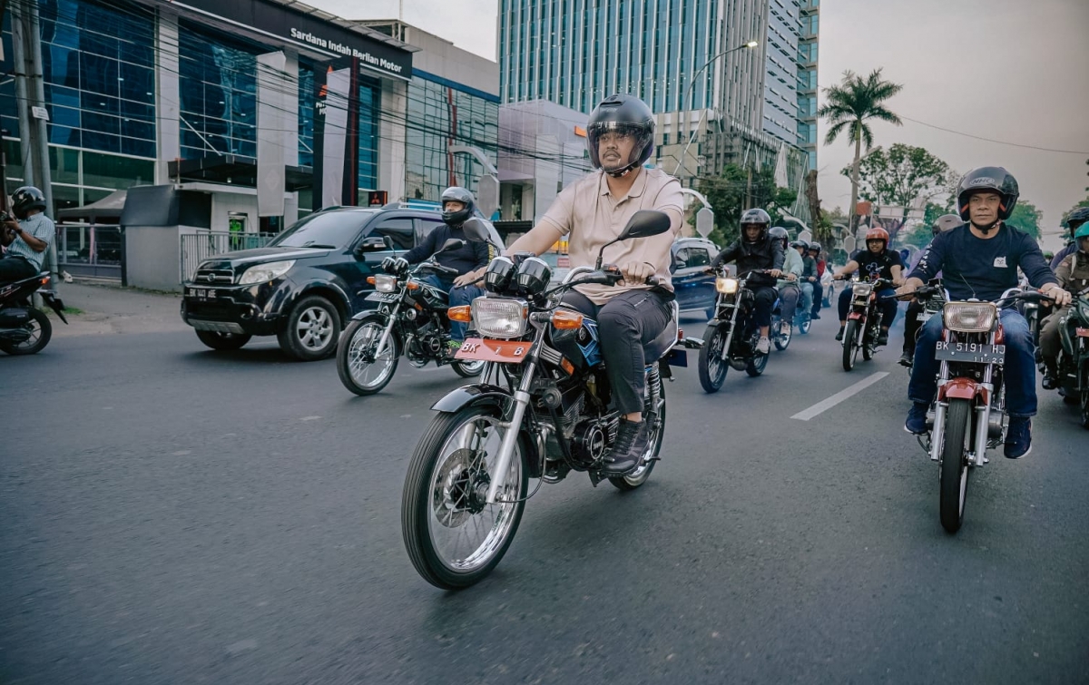 Bobby Nasution Ajak Komunitas Bikers Buka Peluang Ekonomi
