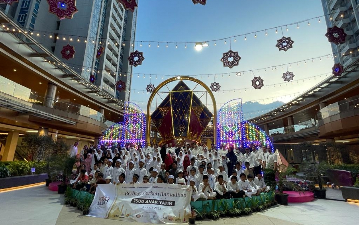 Berbagi Berkah Ramadan Bersama Anak Panti Asuhan di Delipark Mall Medan