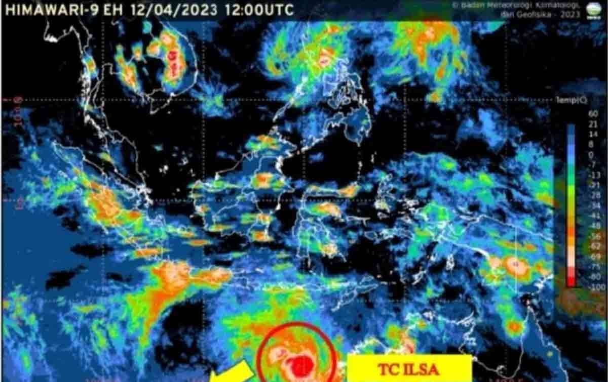 Waspadai Dampak Siklon Ilsa Beberapa Hari ke Depan