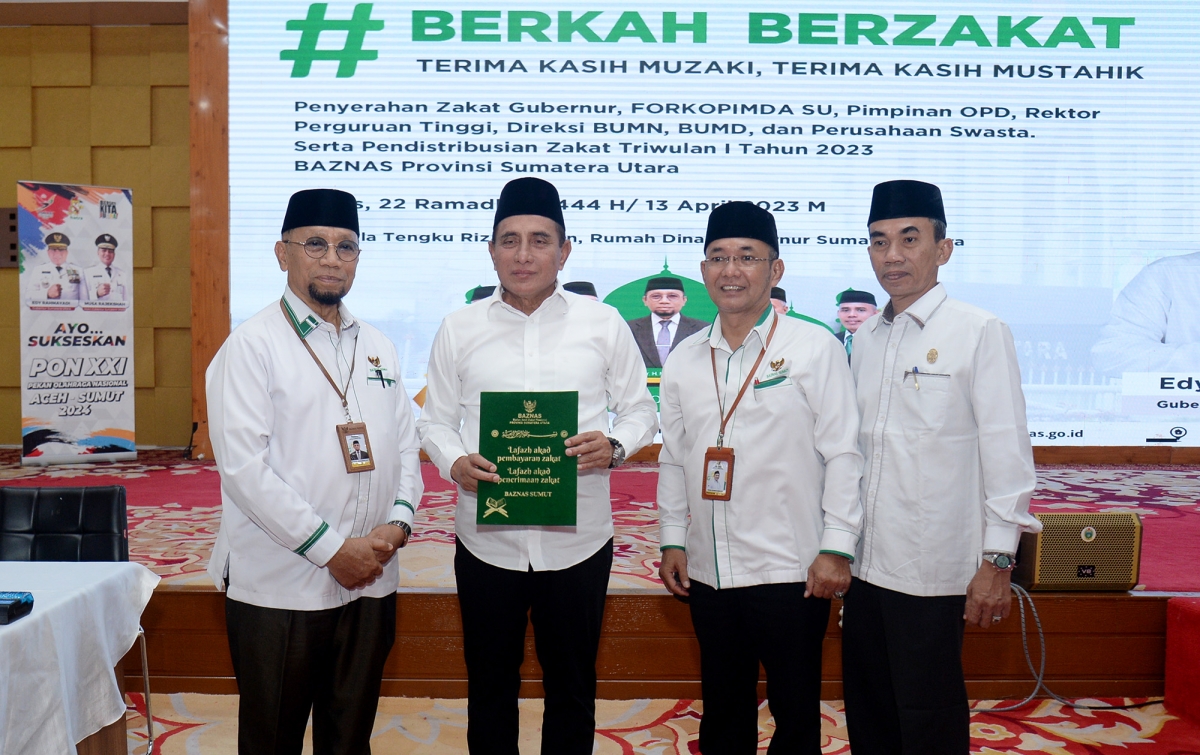 Zakat ASN Pemprov Sumut Meningkat Signifikan Tahun 2022