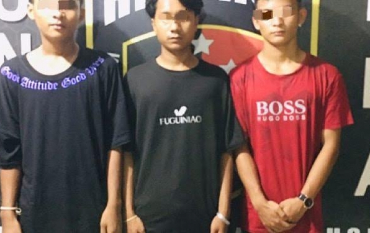 Sejumlah Pemuda Penganiaya Pengendara di Tapsel Tertunduk Lesu Diamankan Polisi