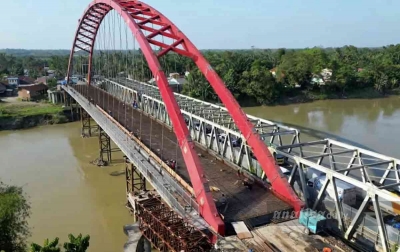 Jembatan Wampu Direncanakan Beroperasi H -7 Lebaran