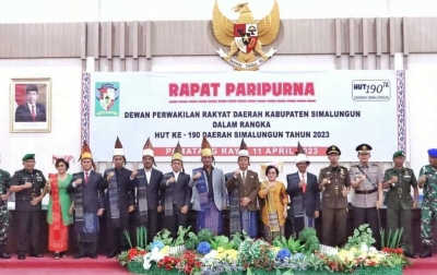 DPRD Rapat Paripurna HUT ke-190 Simalungun Tahun 2023