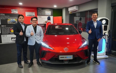 Mobil Listrik Terbaru MG4 EV Mengaspal di Kota Medan