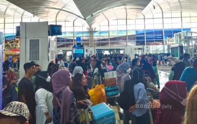 Puncak Arus Mudik Lebaran di Bandara Kualanamu, Penumpang Pesawat Capai 181.511