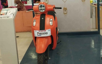 Promo Spesial Yamaha Fazzio, Alfa Scorpii Pameran di Irian Supermarket