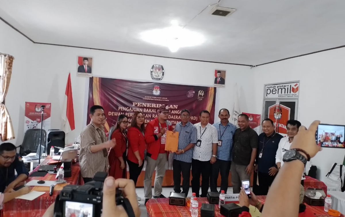 Resmi Daftarkan Bacaleg, DPD PSI Taput Siap Awasi Anggaran Kabupaten