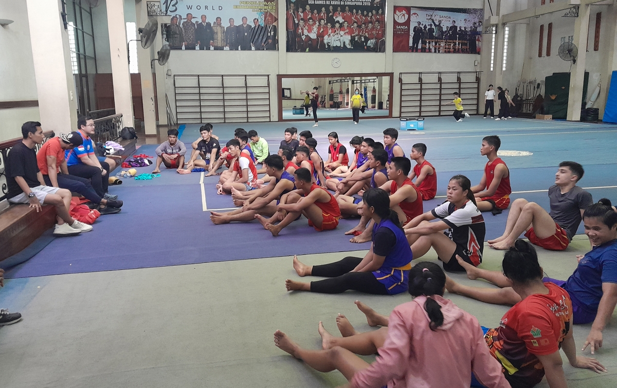 Wushu Sanda Medan Gelar Latihan Bersama dengan Cabor Lain