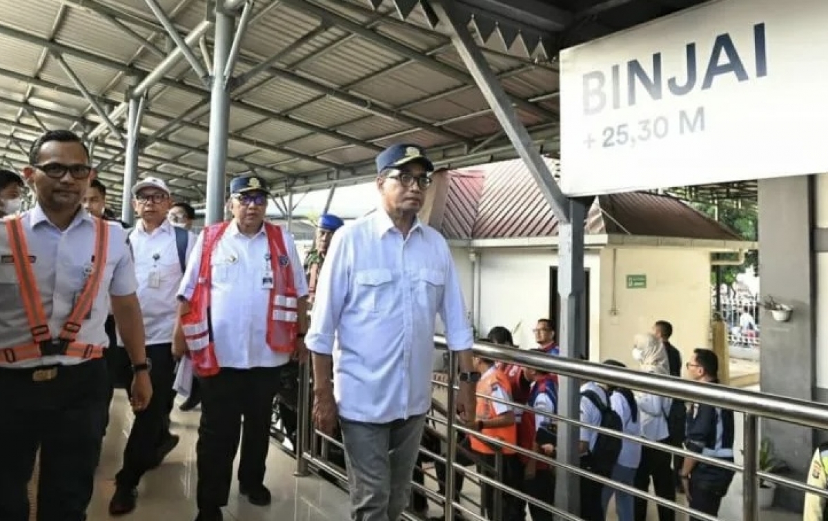 Rute Kereta Api dari Bandara Kualanamu Diperpanjang hingga Stasiun Binjai