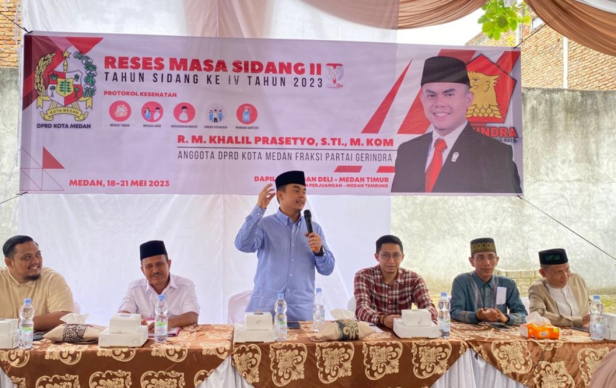 Raden Muhammad Khalil Prasetyo Serap Aspirasi Konstituen, Siap Jembatani ke Pemko Medan