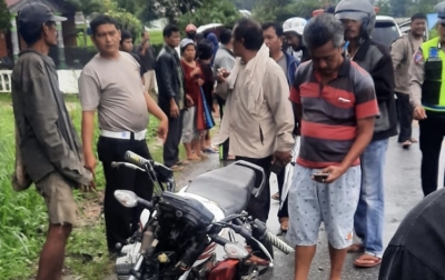 Sepeda Motor Tabrakan dengan Truk di Taput, Seorang Mahasiswa Tewas