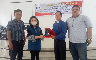 Pelayanan Kesehatan dan Baksos Paskah Disambut Sukacita