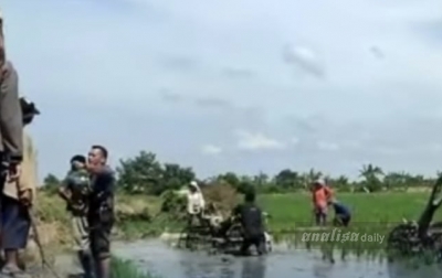 Eksekusi Lahan di Sergai Ricuh, Petani Hadang dan Lempari Traktor