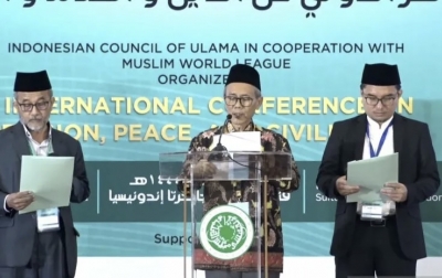 Konferensi Internasional Agama yang Diinisiasi MUI Hasilkan Deklarasi Jakarta