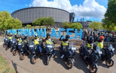 Alfa Scorpii Gelar Touring XMAX Tour de Sumatera