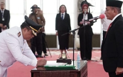 Syarmadani Dilantik Sebagai Penjabat Wali Kota Tebingtinggi