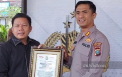 Kapolres Tebingtinggi Terima Presisi Award dari LEMKAPI