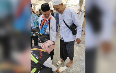 Langsung Datangi Hotel Jemaah Haji, Tim Promkes Beri Penyuluhan Kesehatan