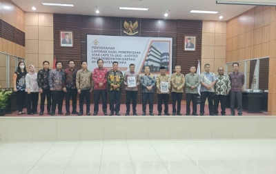 Pemkab Palas Raih Opini WDP Atas LKPD TA 2022 