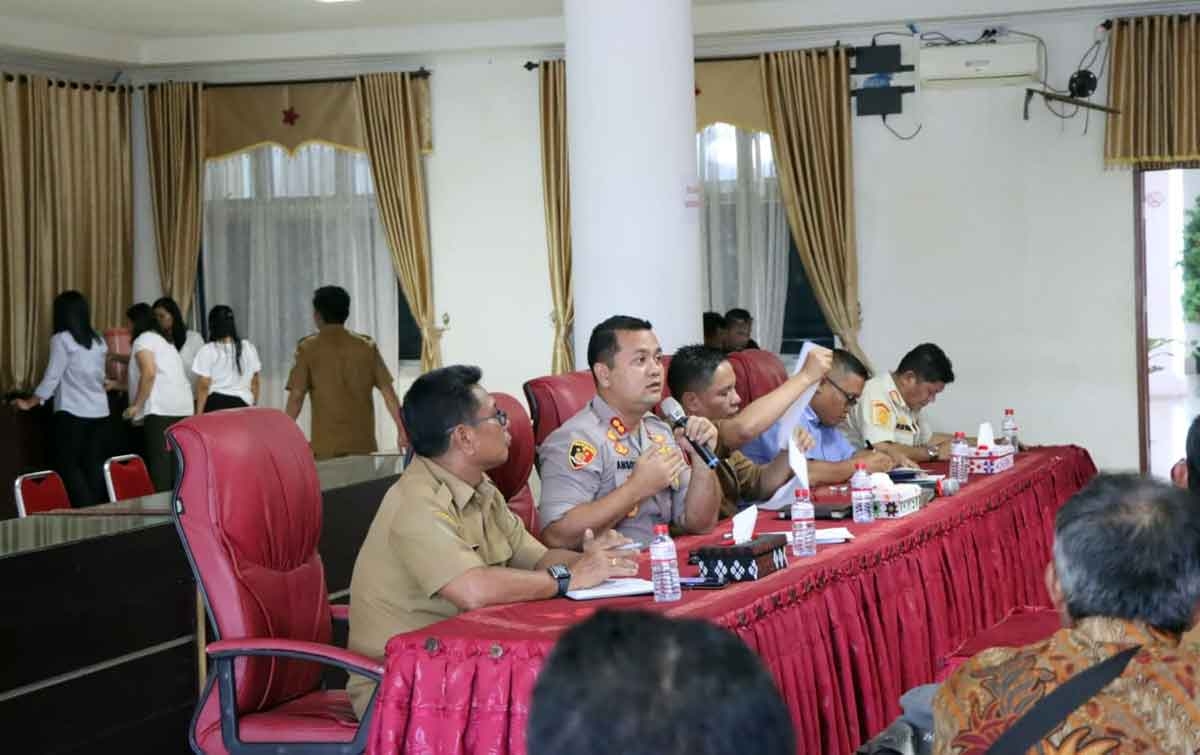 Polres Tapanuli Utara Gelar Rapat Koordinasi Lintas Sektoral