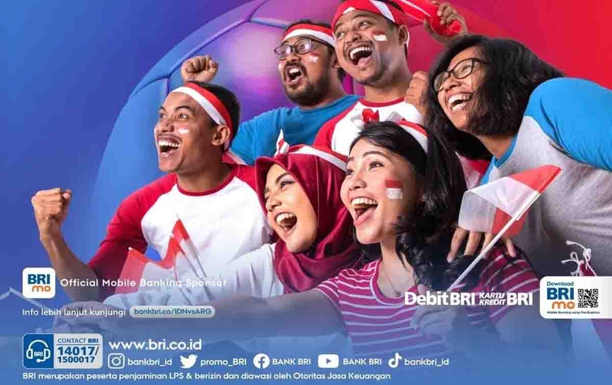War Tiket Indonesia vs Argentina Mulai 5 Juni, Bisa Bayar Pakai BRImo!