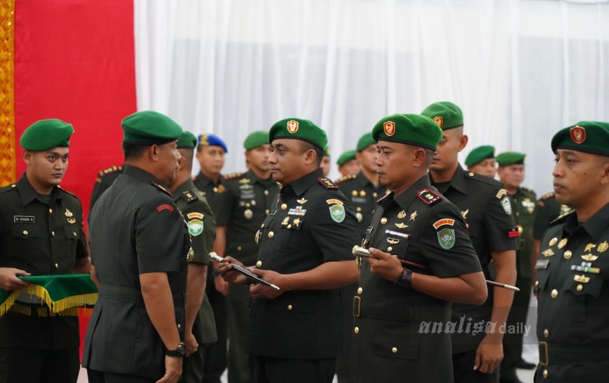 5 Dandim di Aceh Diganti, Danrem Pimpin Sertijab