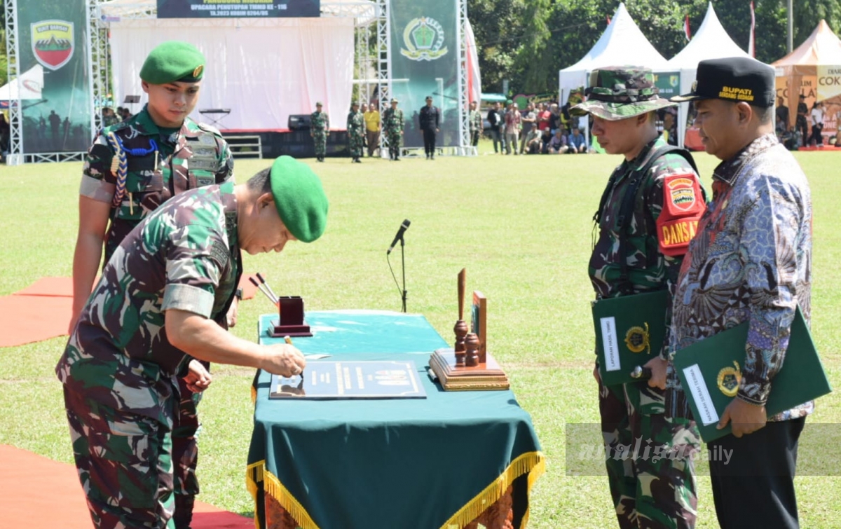 Kasad Jenderal TNI Dudung Abdurachman Tutup TMMD Ke-116/DS TA 2023