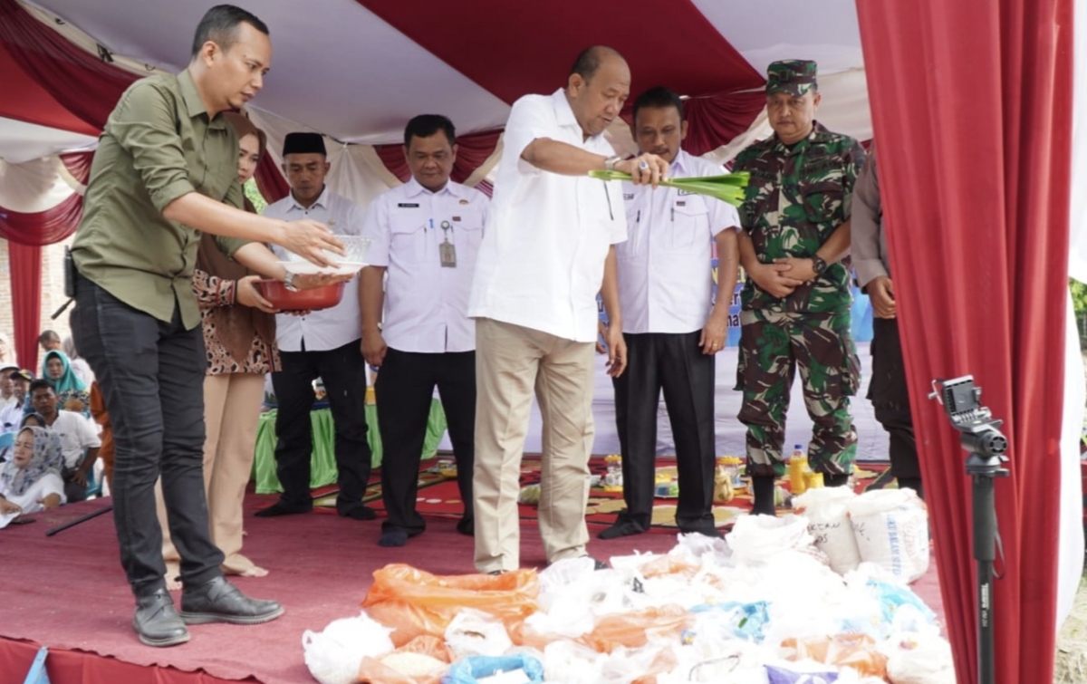Masyarakat Desa Karang Anyar Gelar Jamu Tanah, Upaya Wujudkan Lumbung Pangan