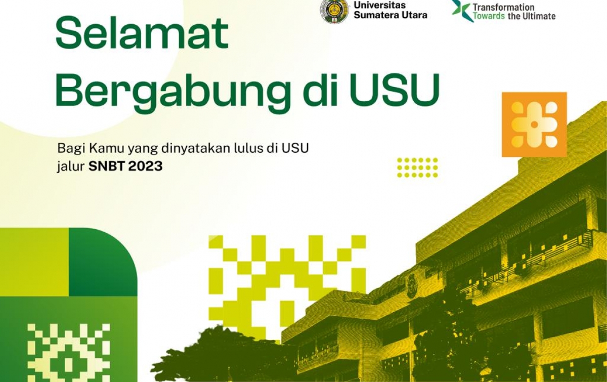 USU Terima 3.388 Mahasiswa Baru Jalur SNBT 2023