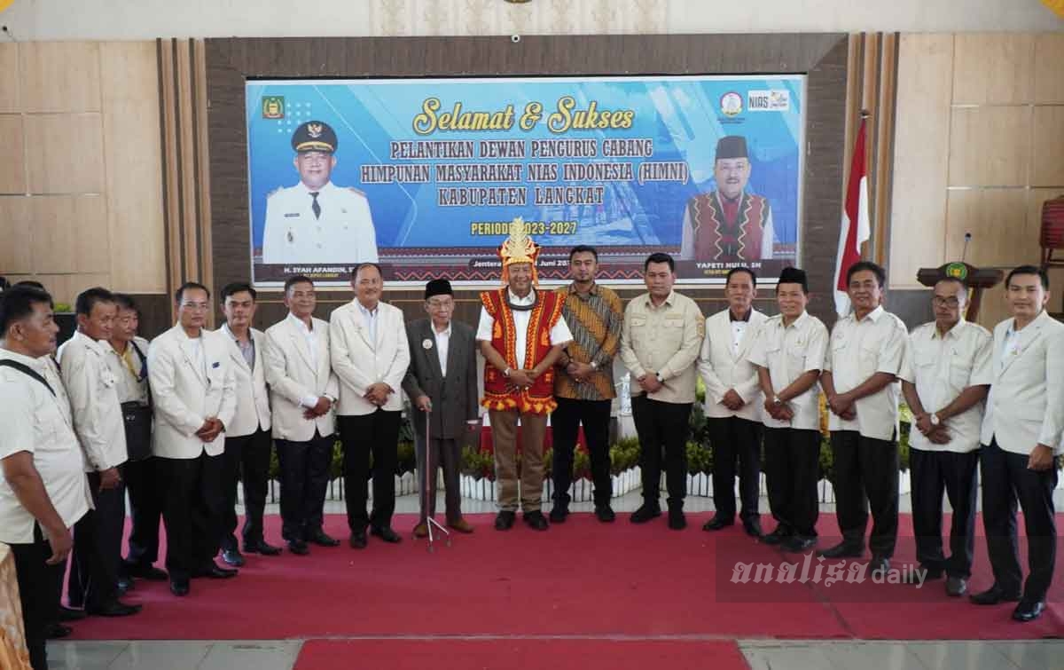 Himpunan Masyarakat Nias Indonesia Langkat Dilantik