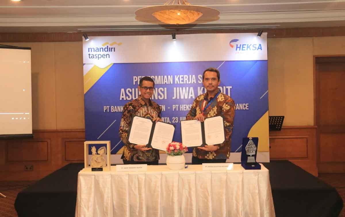 Bank Mandiri Taspen dan Heksa Solution Insurance Beri Solusi Pada