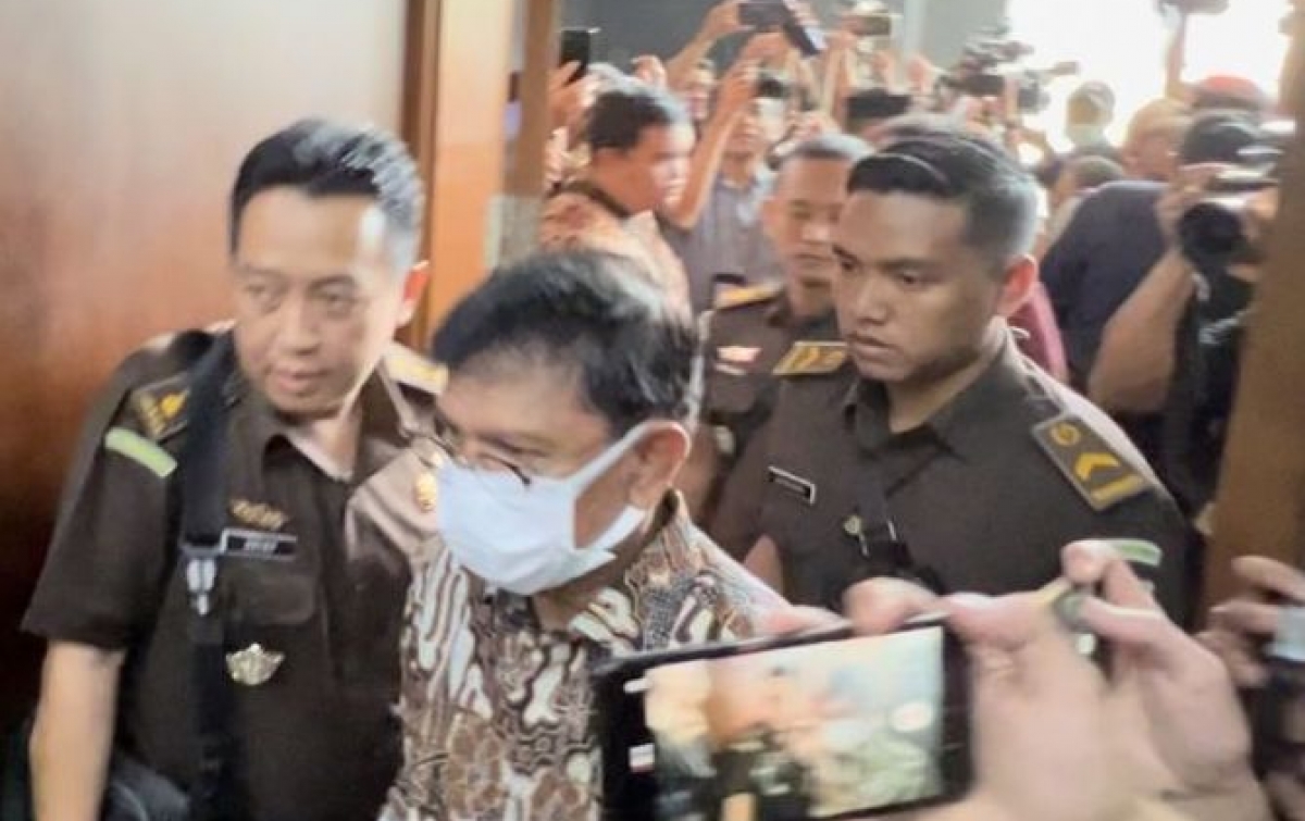 Johnny G Plate Didakwa Rugikan Keuangan Negara Sebesar Rp 8,03 Triliun