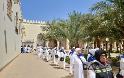 7.092 Jemaah Haji Diberangkatkan dari Madinah ke Mekkah pada Hari Ini