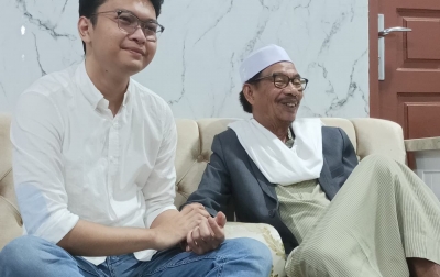 Ketua Sapma DPP AMS XII Perkasa Sinambela Kunjungan Silaturahmi ke Syekh Ali Akbar Marbun