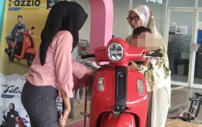 Alfa Scorpii Pameran Produk Yamaha Classy di Irian Supermarket