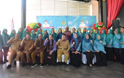 Tim Supervisi Desa Binaan TP PKK Sumut Monitoring ke Tapsel