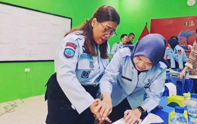 Pegawai Lapas Siborongborong Ikuti Bimbingan Teknis Identifikasi Daktiloskopi