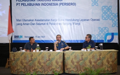Subholding Pelindo Sosialisasikan Transformasi Pelabuhan Tanjung Wangi ke Pengguna Jasa