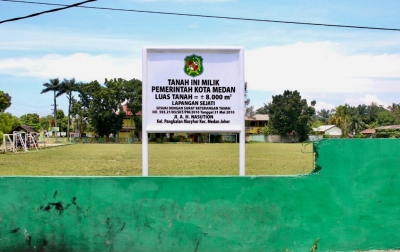 Pemko Medan Terima Sertifikat Hak Pakai Lapangan Sejati, Sebagai Ruang Terbuka Publik