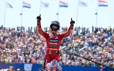 Francesco Bagnaia Menangkan Pertarungan di Grand Prix Belanda