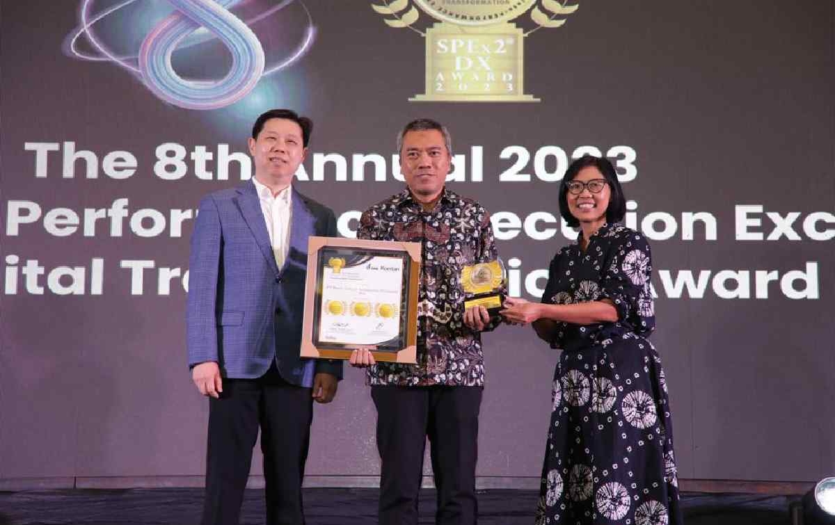 The Best Across All Industries SPEx2® DX Award 2023, Transformasi Digital BRI Makin Diakui