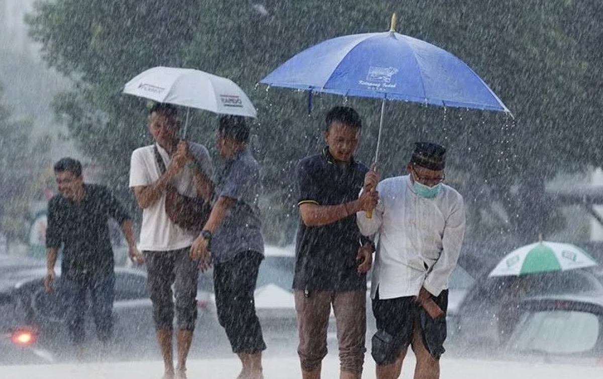 Hujan Diprediksi Guyur Sebagian Besar Wilayah Ibu Kota Provinsi