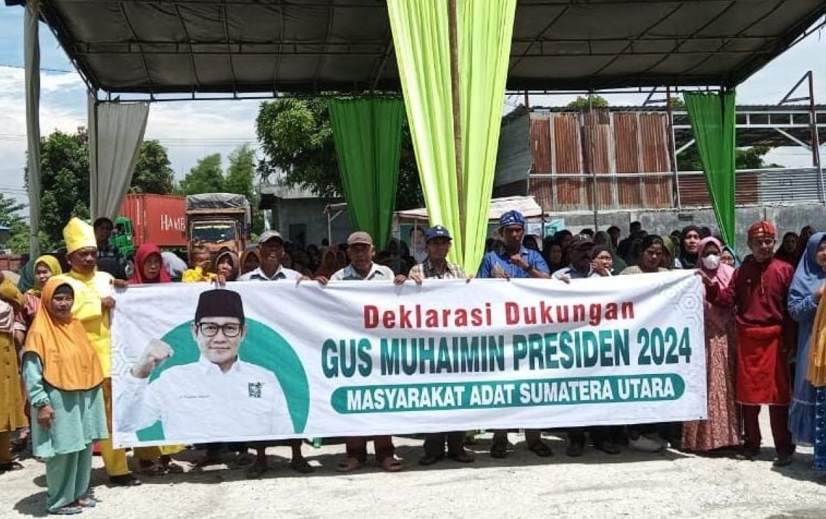 Masyarakat Adat Sumut Deklarasikan Cak Imin Jadi Presiden