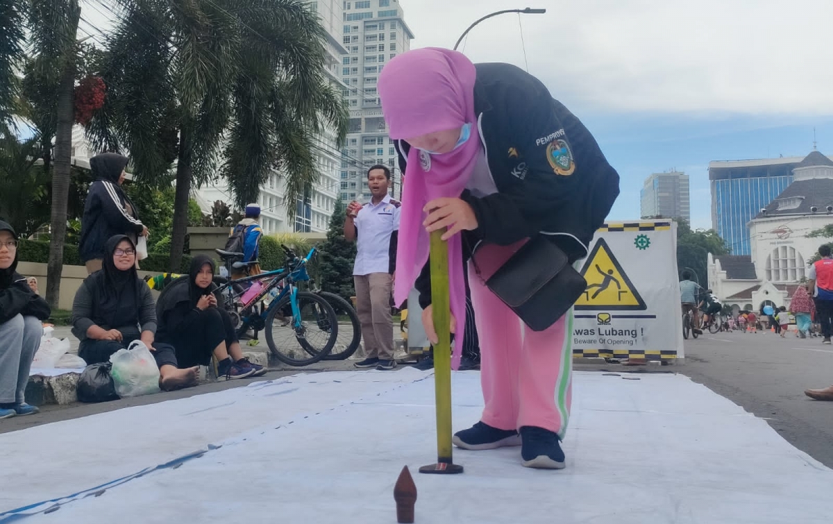 Balogo, Olahraga Rekreasi yang Ikut Ramaikan Car Free Day di Medan