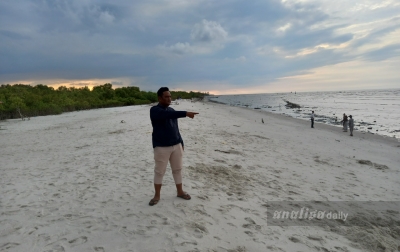 Selama 40 Tahun, Daratan Sepanjang 1,5 Km di Pantai Merdeka Abrasi