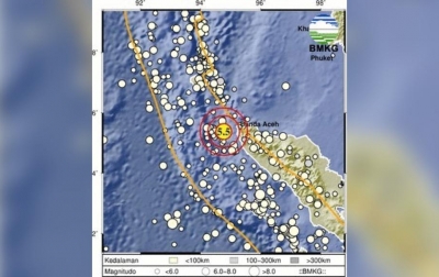 Gempa Magnitudo 5,5 Getarkan Banda Aceh, Tidak Berpotensi Tsunami