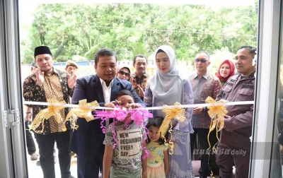 Resmikan Puskesmas, Dolly Pasaribu: Para Medis Bekerja Profesional