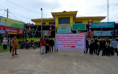 Tolak Pembangunan Underpass Juanda, Pekerja Dalitan Coffee Unjuk Rasa